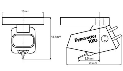 10X5 MC Cartridge dimensions
